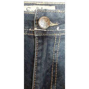 Earl Jeans Cuffed Capris Womens Size 8 Premium Blue Jeans 5 Pocket New with Tags